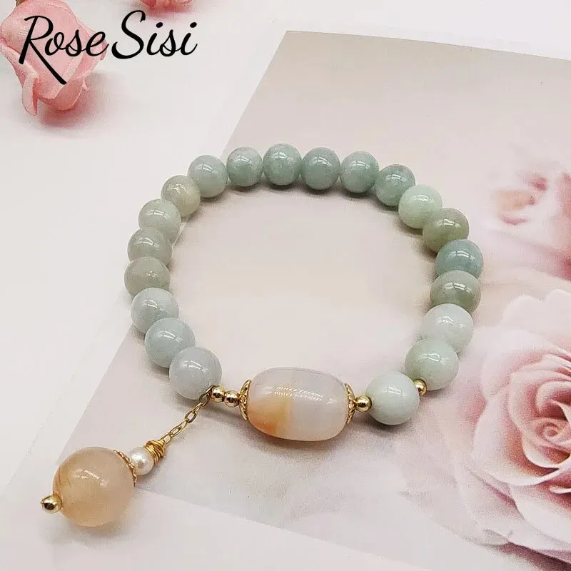Rose sisi New Chinese style crystal bracelet for women color  jewelry handmade women's bracelet transfer present for gift