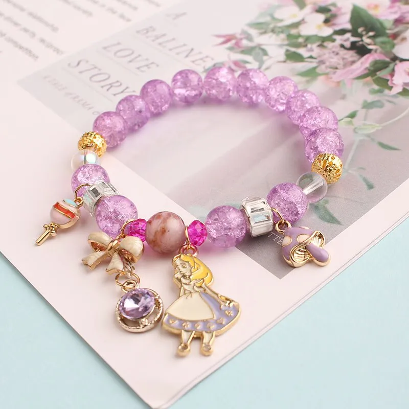 Rose sisi new style crystal bracelet female Korean style student Crystal transfer bracelet for women friend friendship jewelry