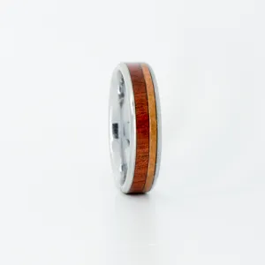 SALE RING - Tungsten, Bloodwood, and Copper - Size 11.5