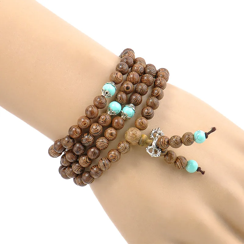 Sandalwood Buddhist Meditation Prayer Bracelet