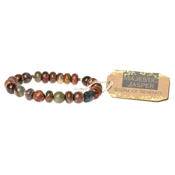Scout Curated Wears Stone Stacking Bracelet - Majestic Jasper