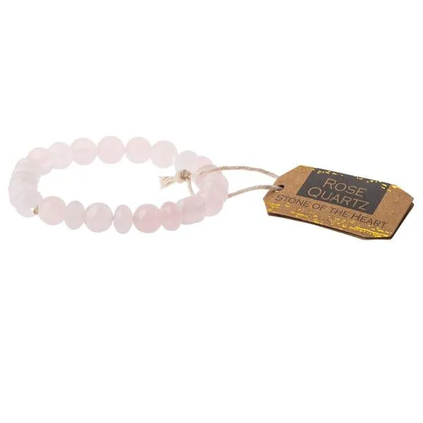 Scout Curated Wears Stone Stacking Bracelet - Rose Quartz