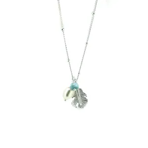 Sea Gypsy Larimar Silver Necklace