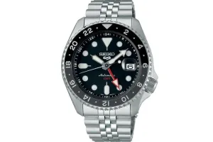 Seiko 5 Silver Stainless Steel Sports Mens SSK001K