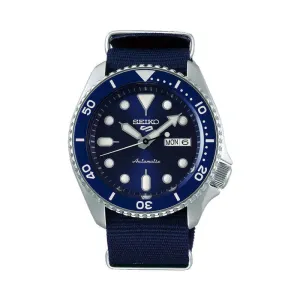 Seiko 5 Sports Superman SRPD51K2 Men's Automatic Blue Fabric Band Watch