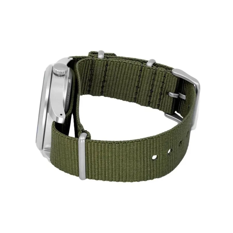 Seiko 5 Sports Superman SRPG33K1 Automatic Men's Watch with Army Green Nylon Band