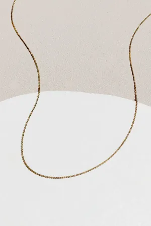Serpentine Chain Necklace (Stainless Steel)