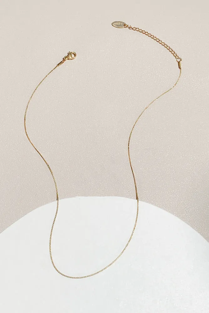 Serpentine Chain Necklace (Stainless Steel)