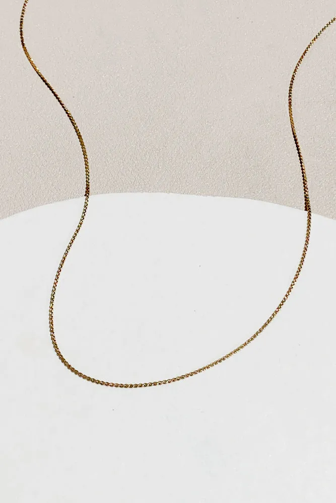 Serpentine Chain Necklace (Stainless Steel)