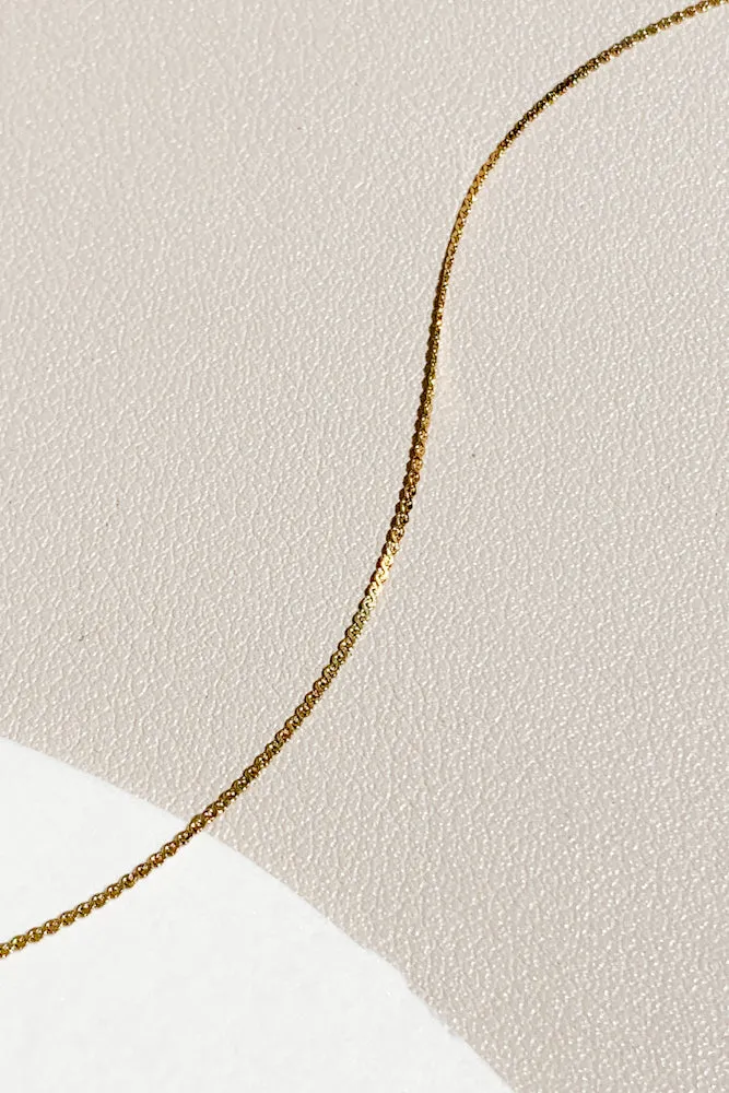 Serpentine Chain Necklace (Stainless Steel)