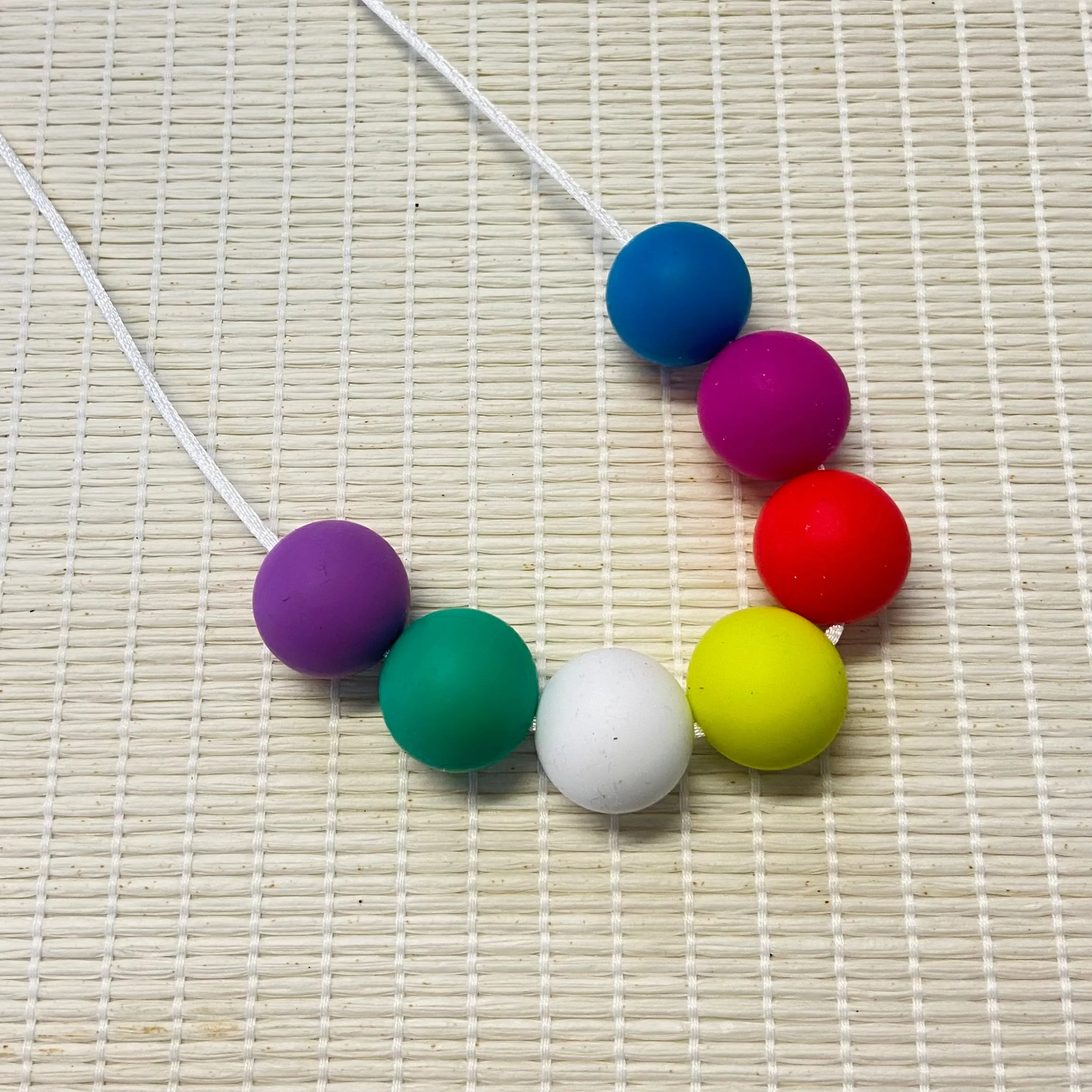 Silicone Necklaces (round beads)