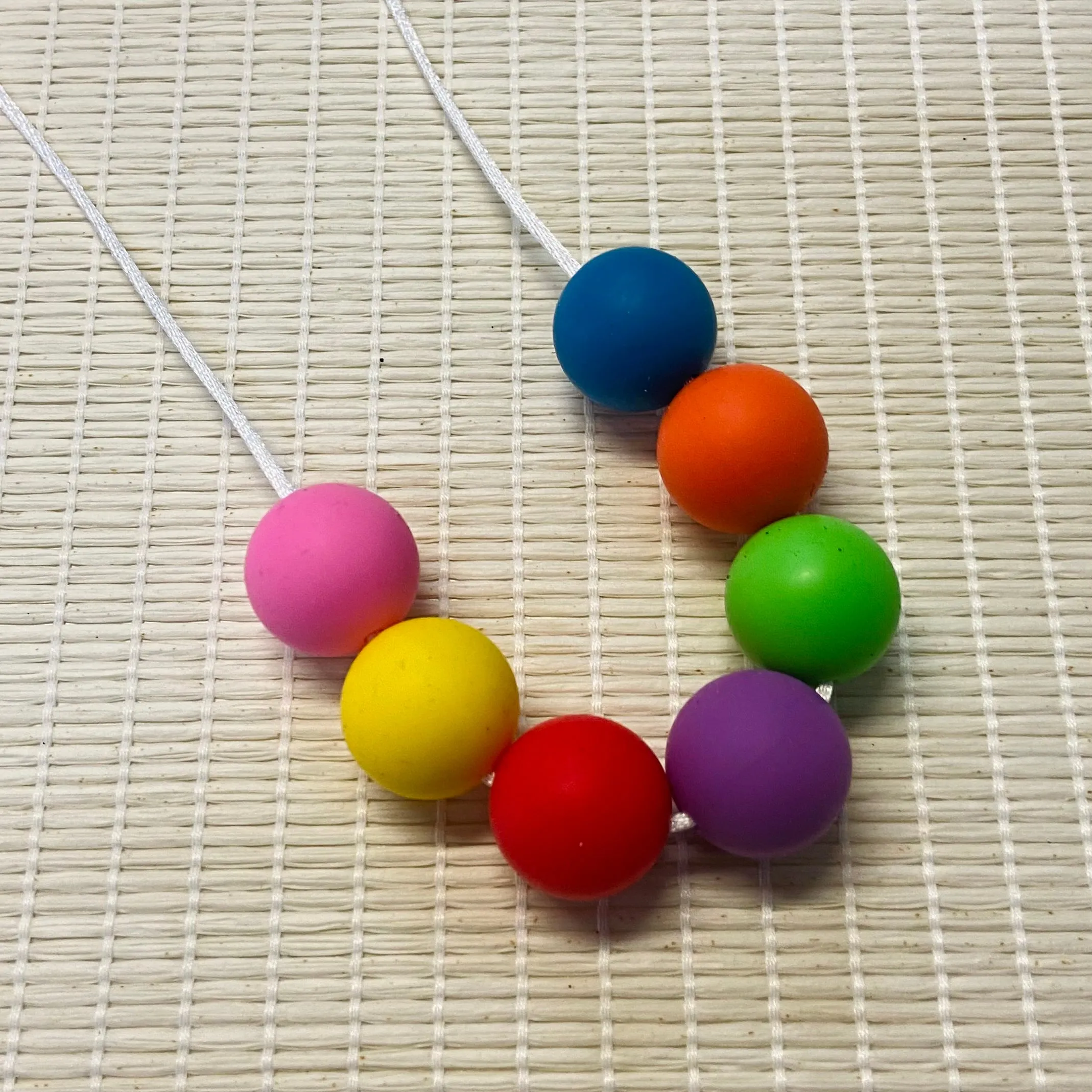Silicone Necklaces (round beads)