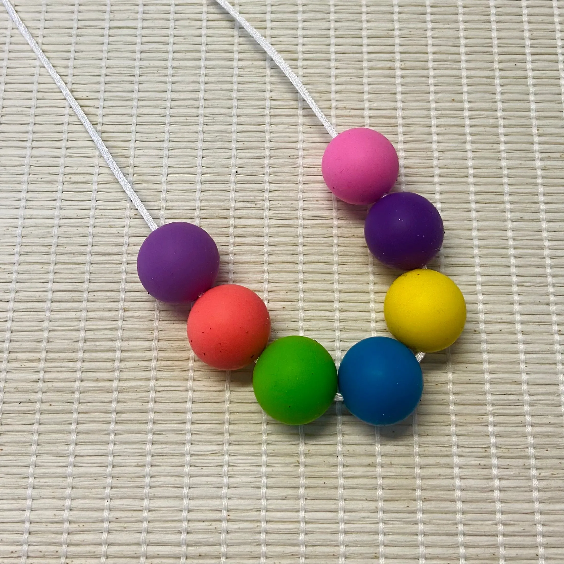 Silicone Necklaces (round beads)