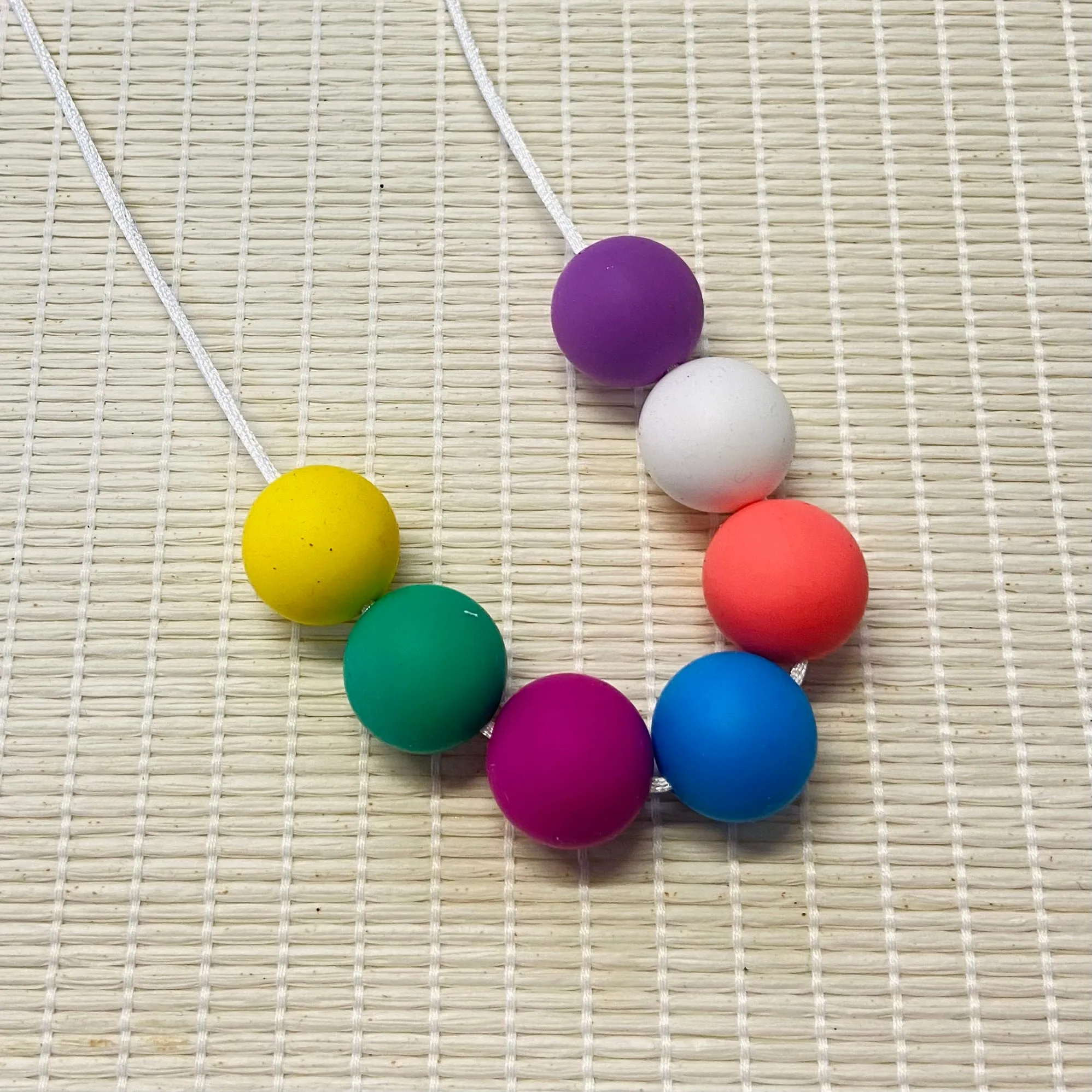 Silicone Necklaces (round beads)