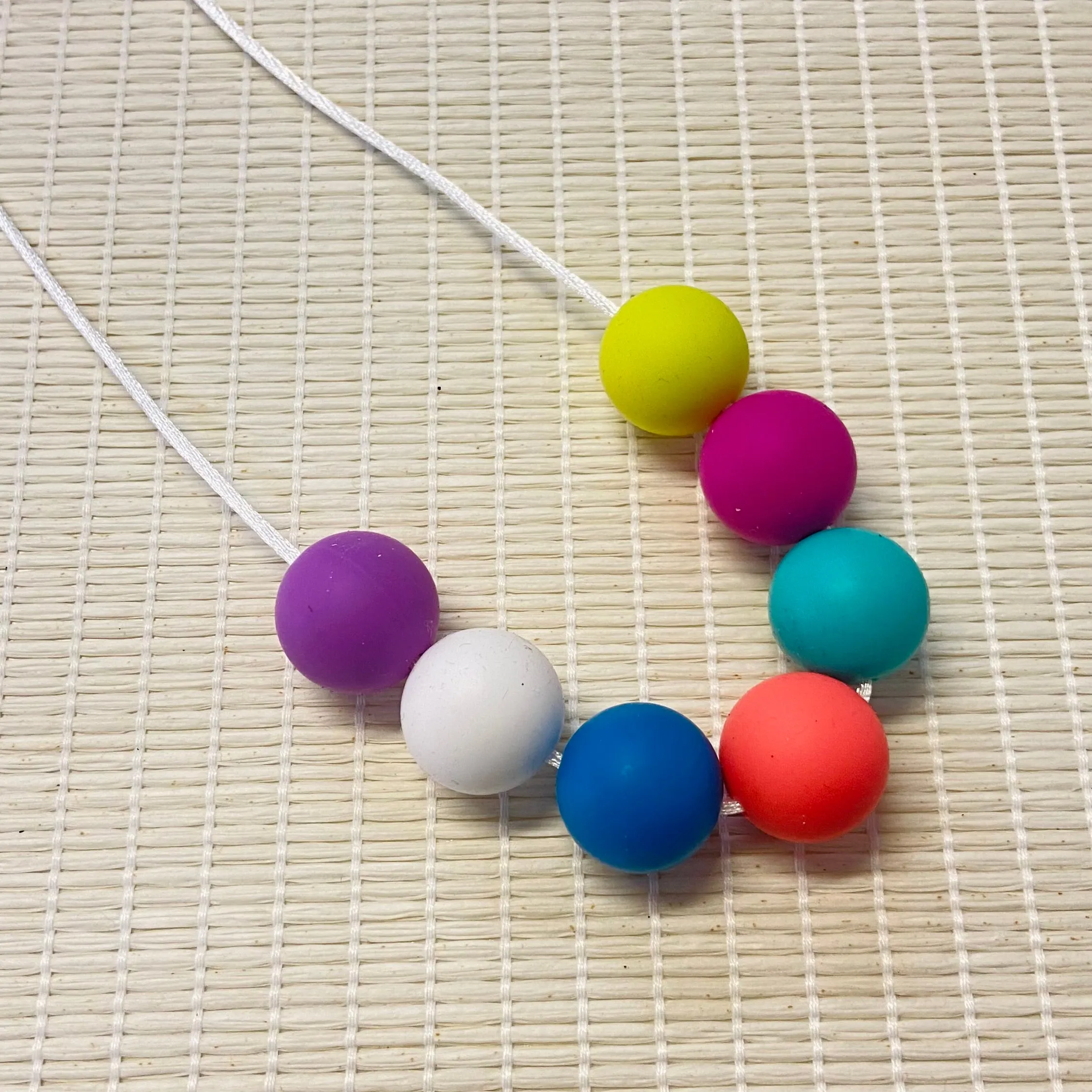 Silicone Necklaces (round beads)
