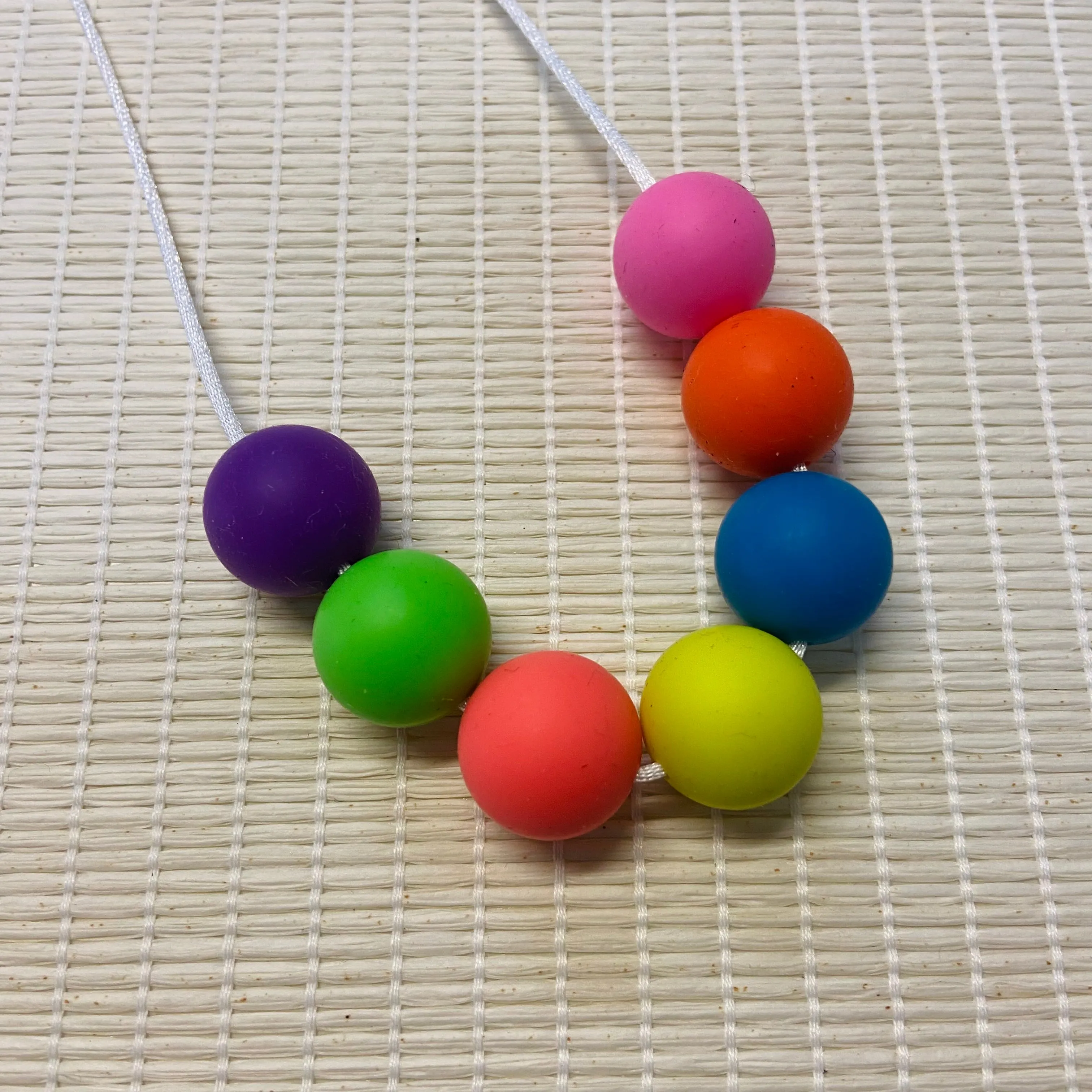 Silicone Necklaces (round beads)
