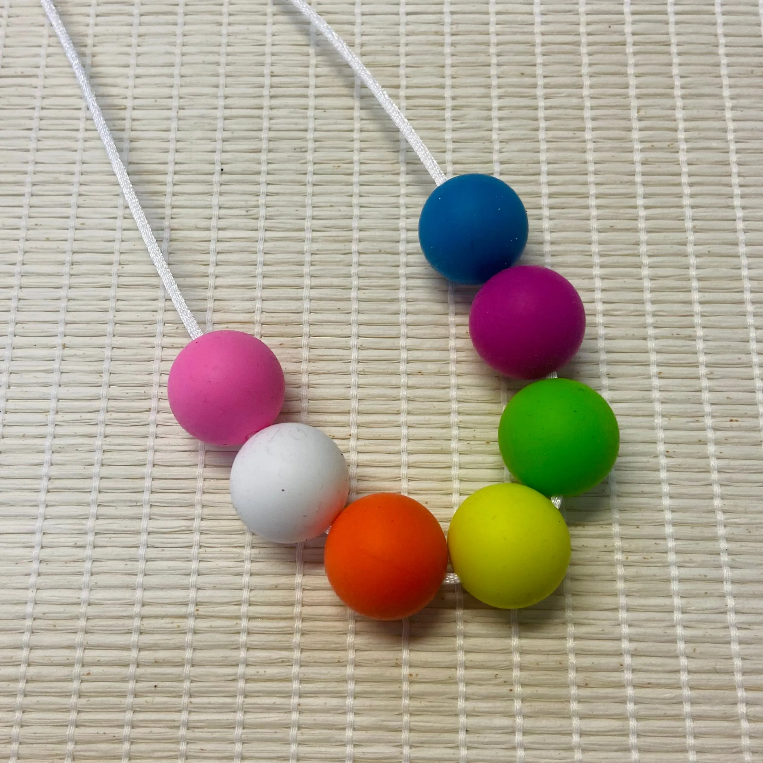 Silicone Necklaces (round beads)