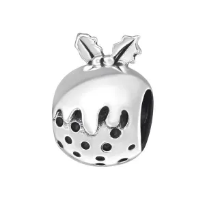 Silver Christmas Charm Bead