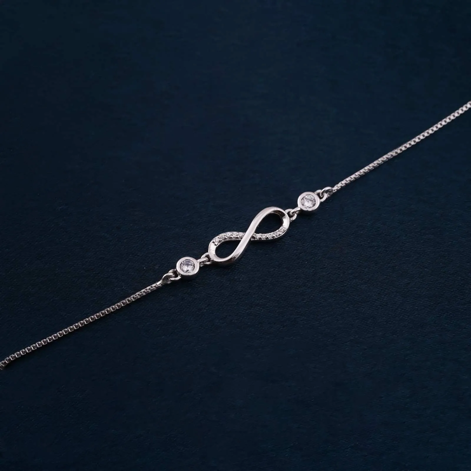 Silver Infinity Love Minimalist Bracelet