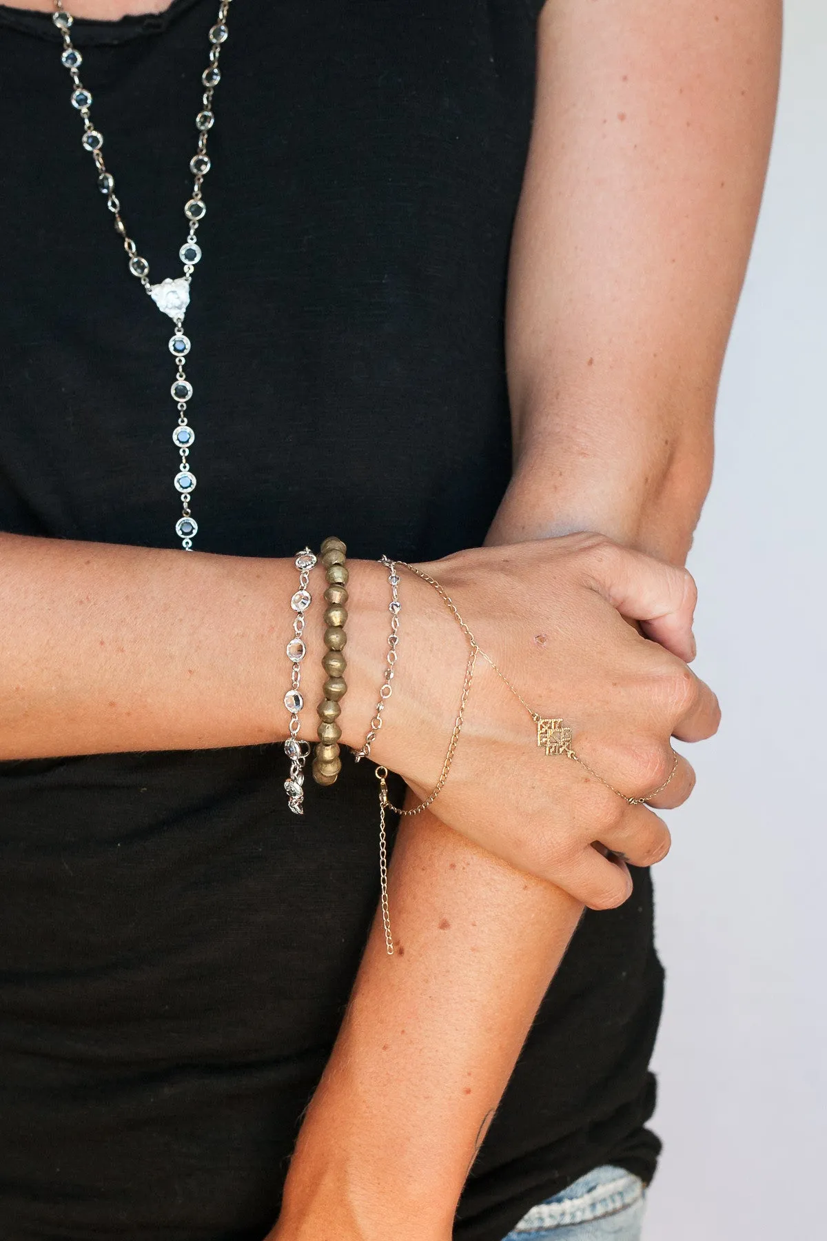 Single Petite Crystal Bracelet