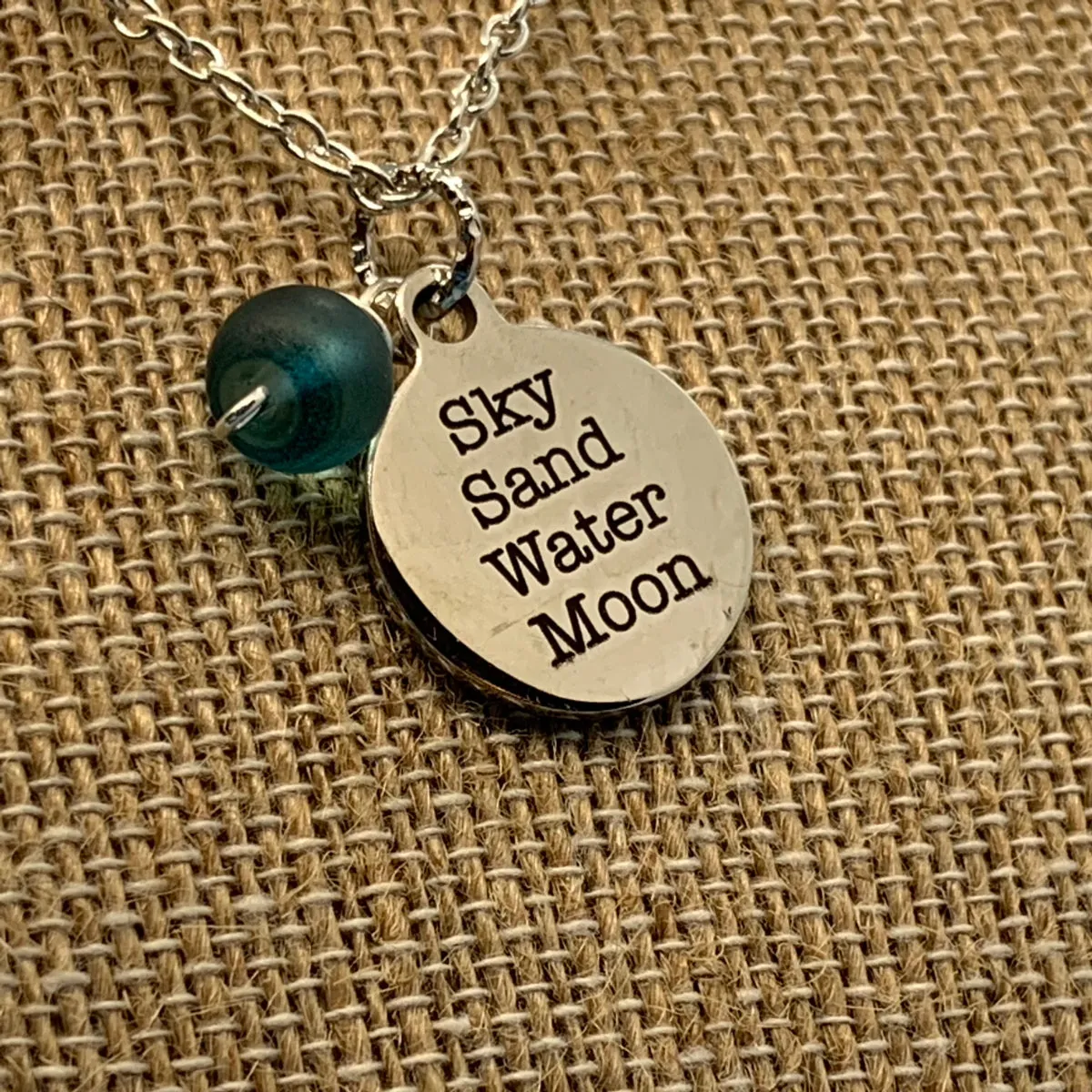 Sky Sand Water Moon, Necklace