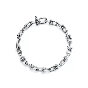 Small Link Bracelet in Sterling Silver