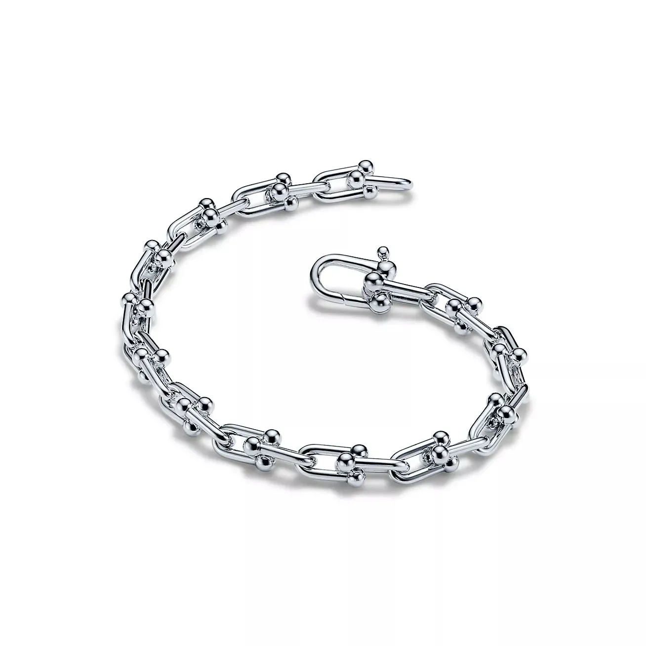 Small Link Bracelet in Sterling Silver