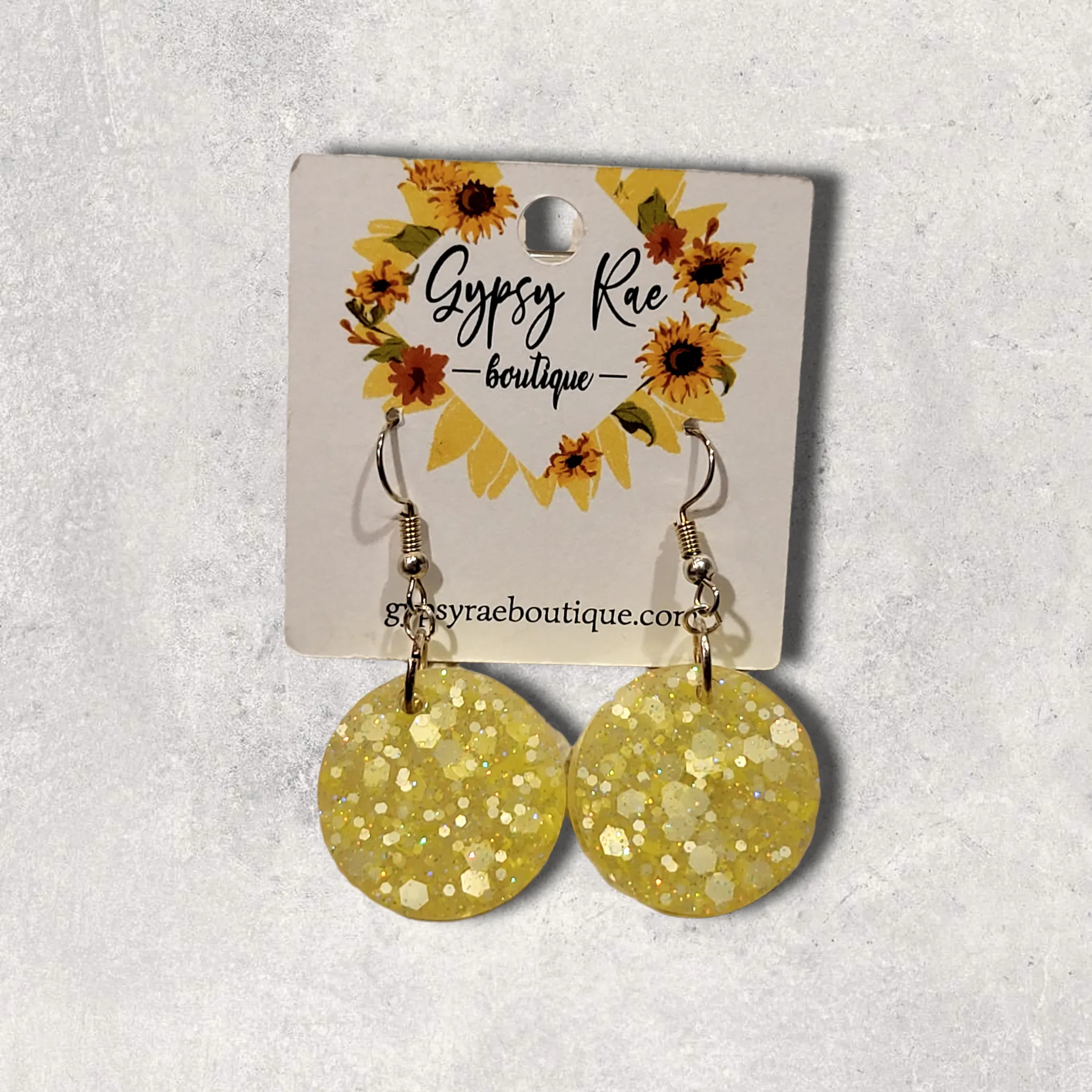 Small Resin Dangle Earrings