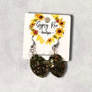 Small Resin Dangle Earrings