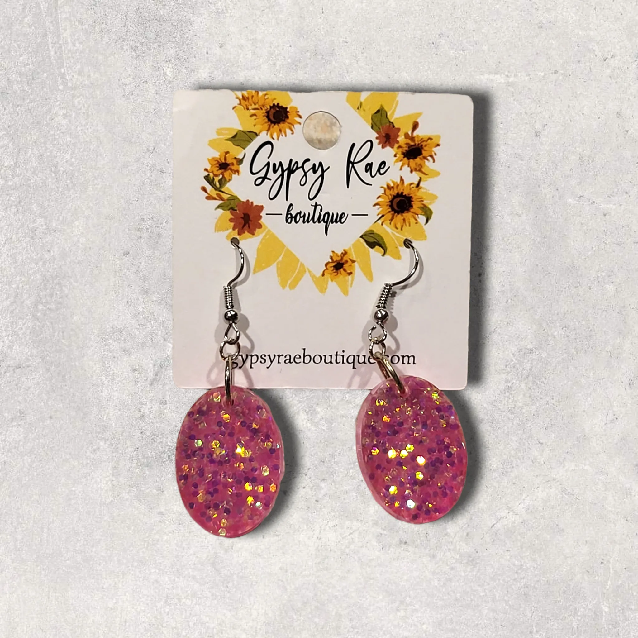 Small Resin Dangle Earrings
