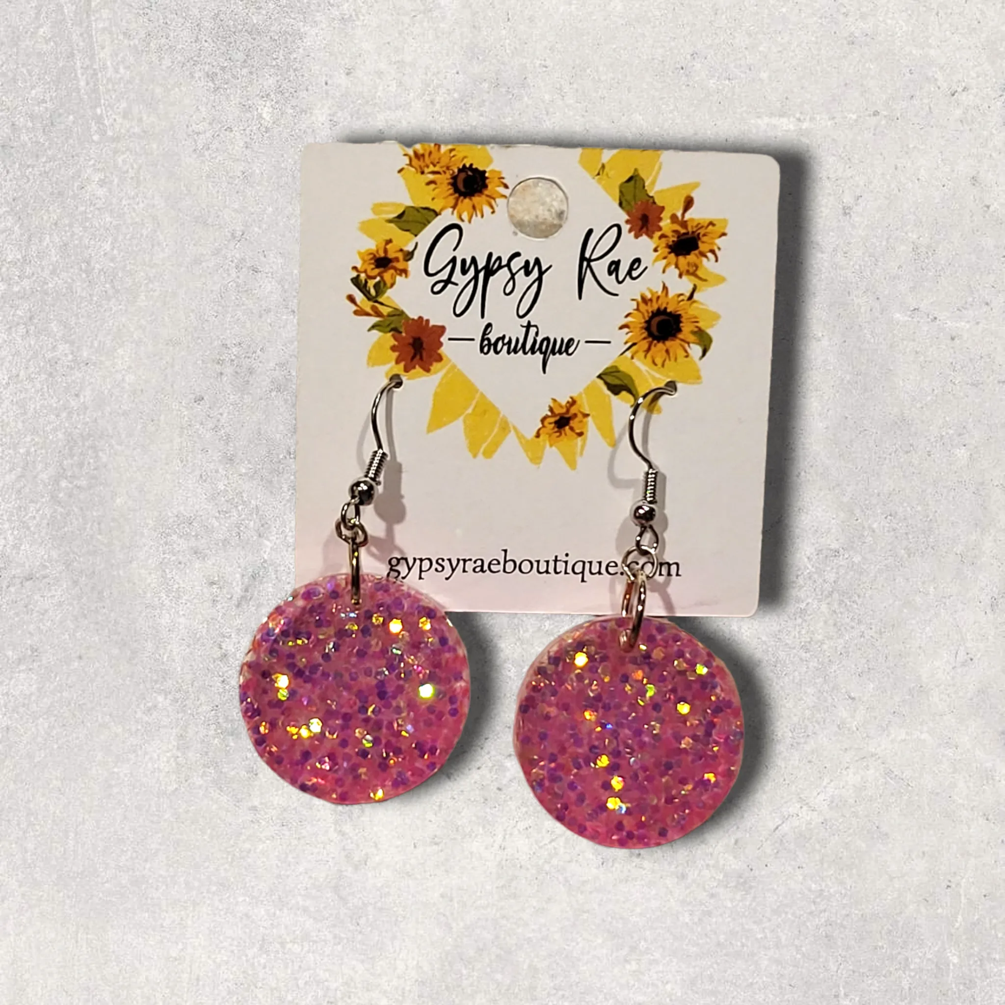 Small Resin Dangle Earrings