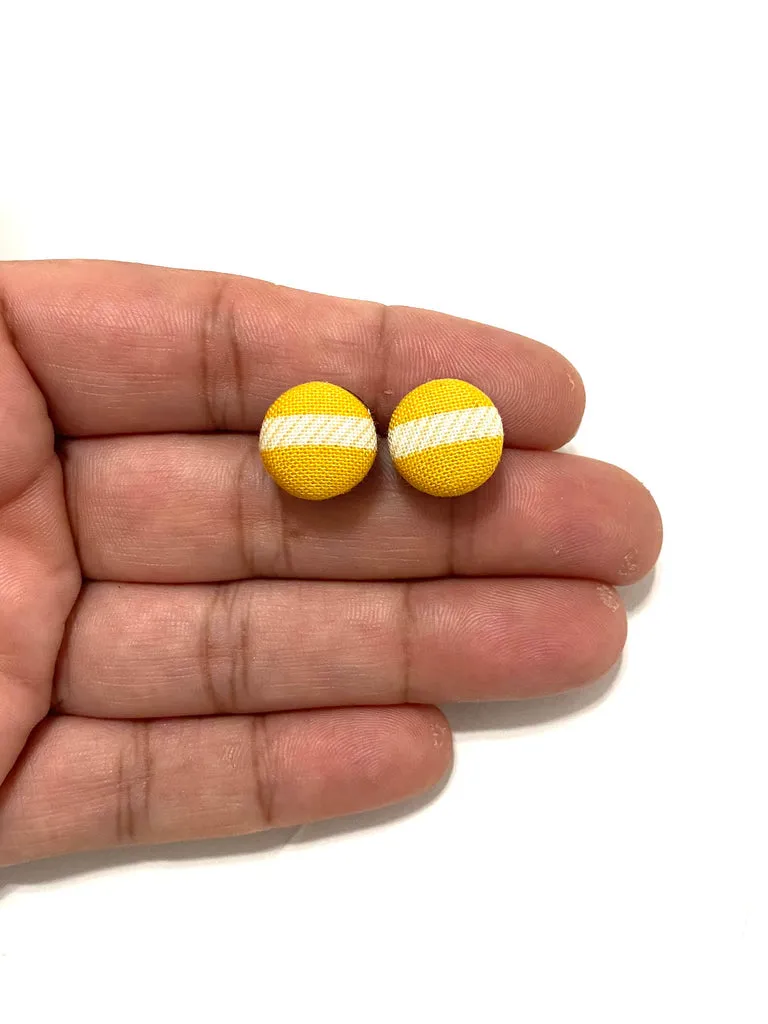 Small Studs - Yellow Line