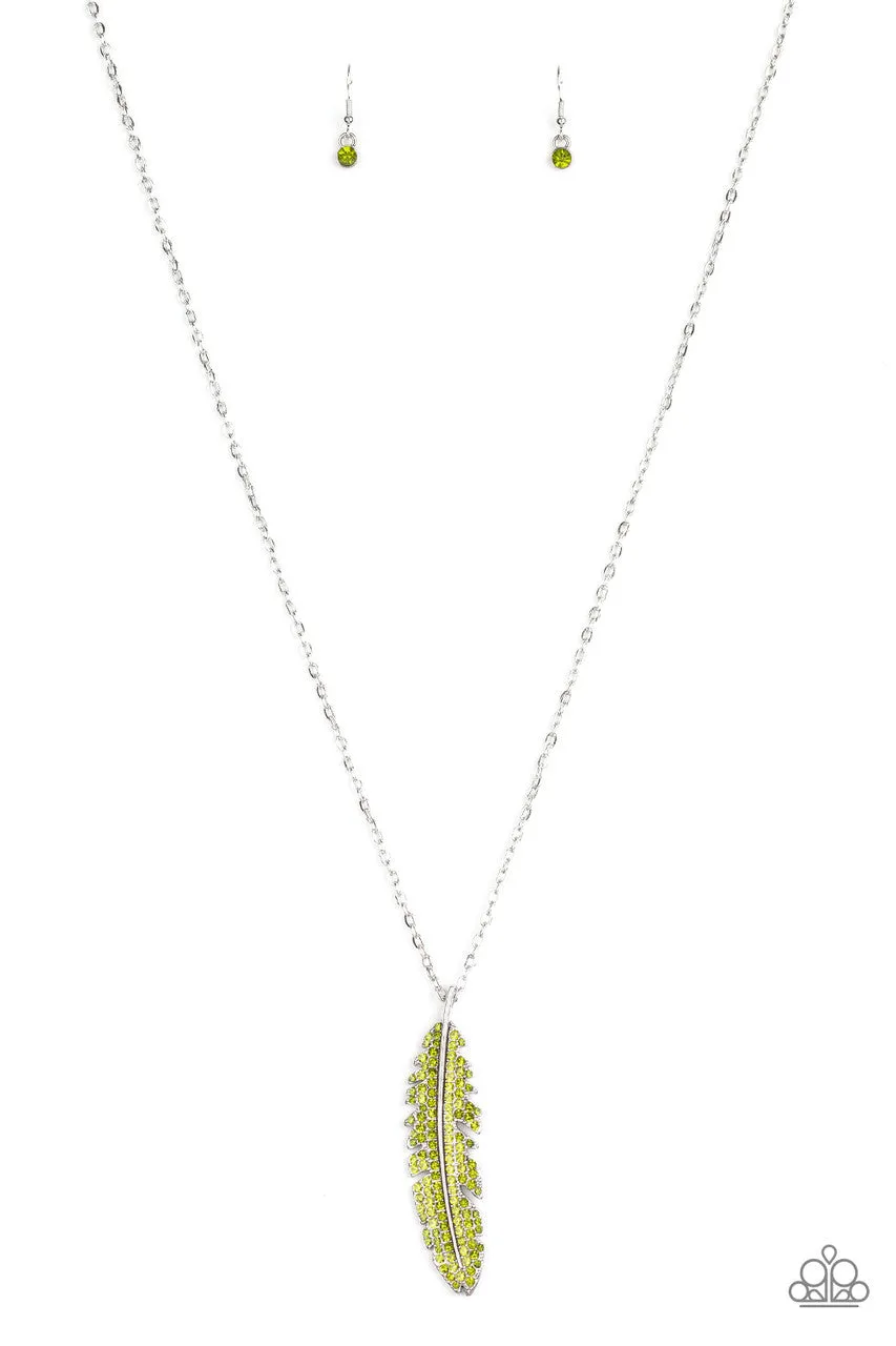 Soaring High Green Paparazzi Necklace