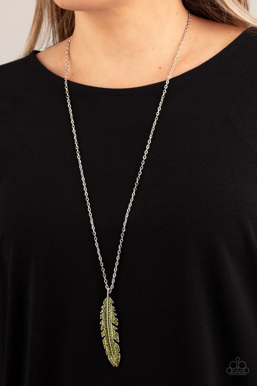 Soaring High Green Paparazzi Necklace