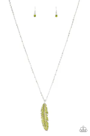 Soaring High Green Paparazzi Necklace
