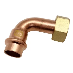SPARTAN NZ Copper Press - Elbow Swivel Nut GAS