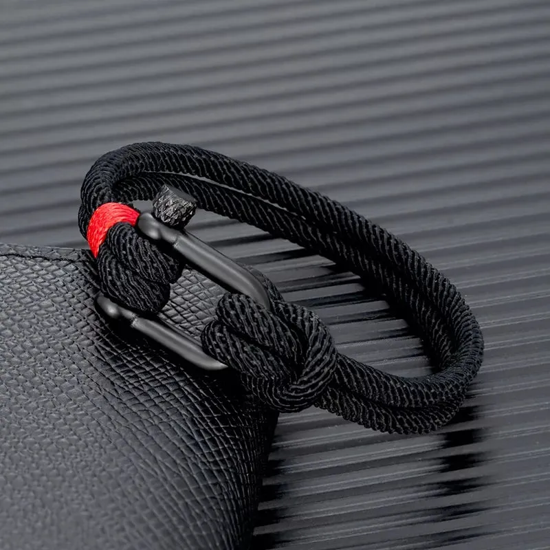 Stainless Steel U-Shaped Survival Bracelet