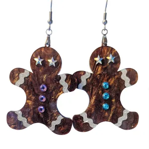 STARRY EYED GINGERBREAD BABE EARRINGS