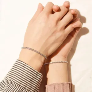 Sterling Unity 925 Silver Couple Bracelet