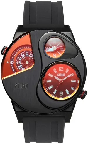 Storm Navitrek Rubber Slate Red Watch