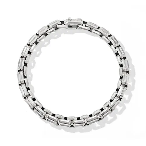 Streamline Double Heirloom Link Bracelet in Sterling Silver, Size Large
