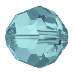 Swarovski 10mm Round Bead - Light Turquoise (6 Pack)