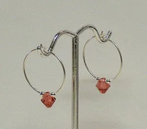 Swarovski Crystal Hoops