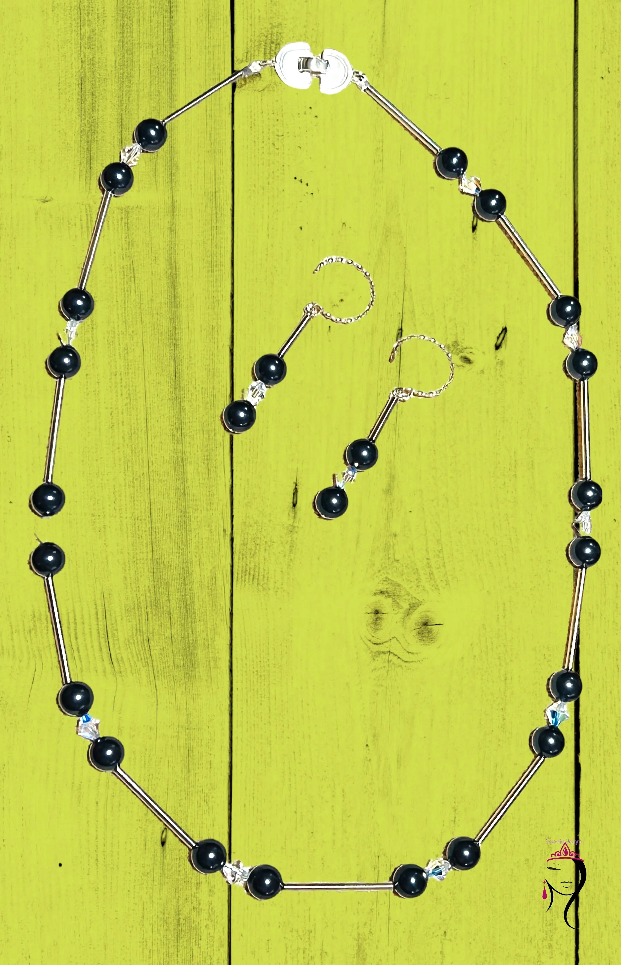 Swarovski Crystal Pearl Necklace Set  #22031