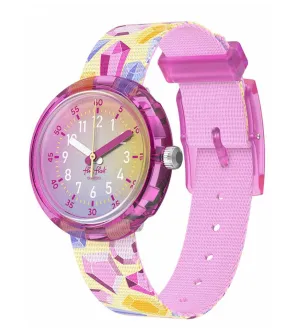 Swatch FLIK FLAK Sparkling Gemstones Multicolor Fabric Stap ZFPNP155