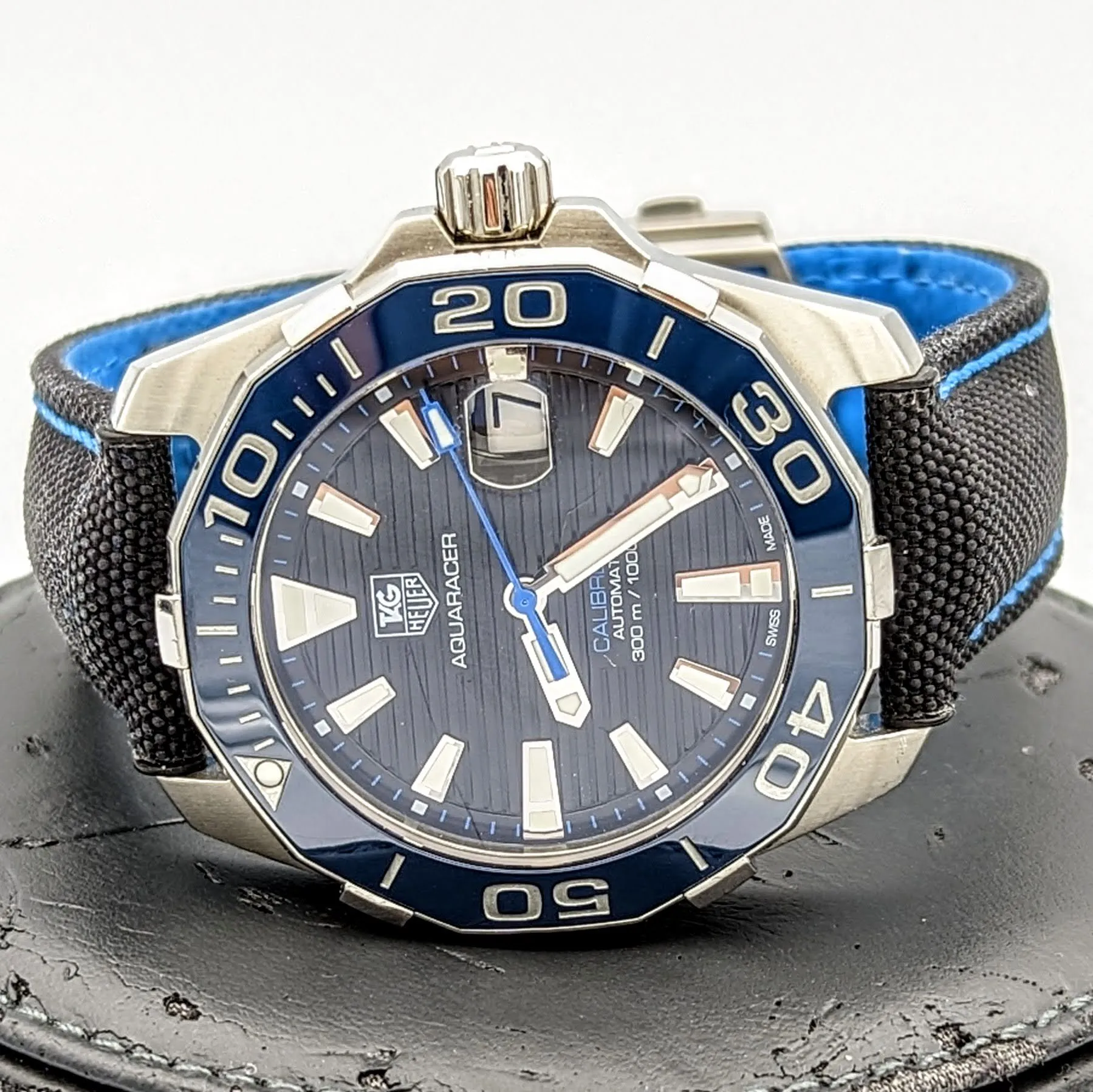TAG HEUER Aquaracer Wristwatch Cal 5 Automatic Dive Rotating Bezel Watch