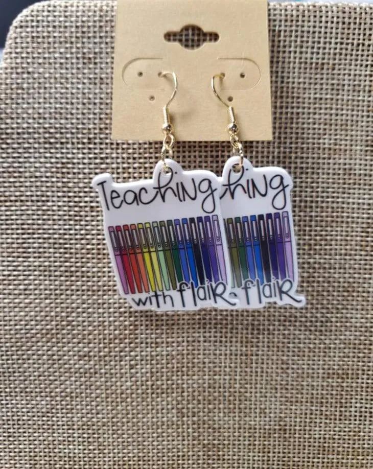 Teaching Earrings