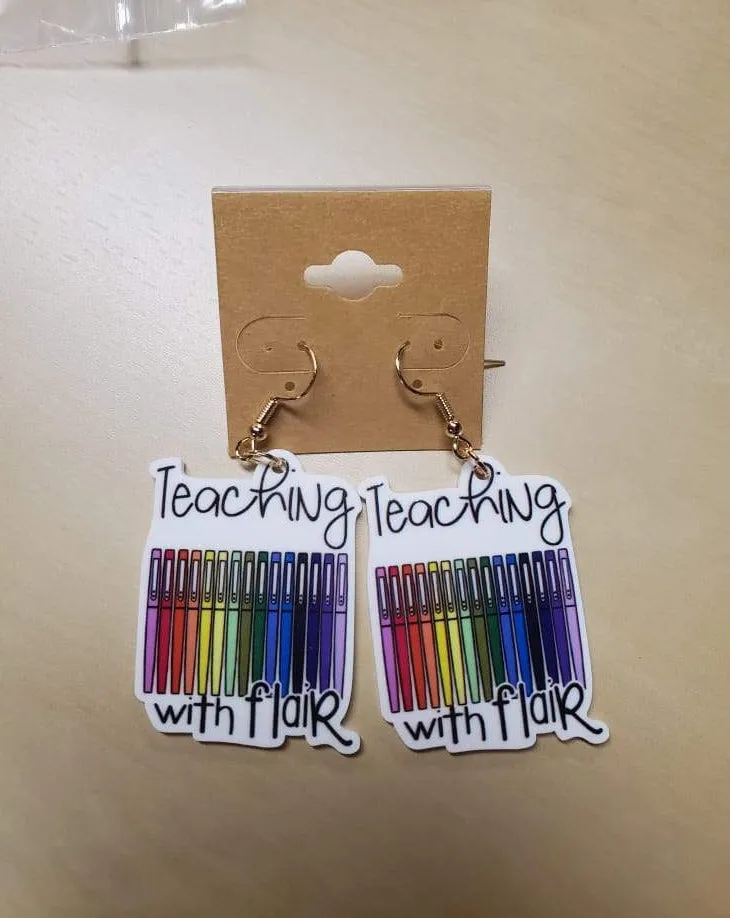 Teaching Earrings