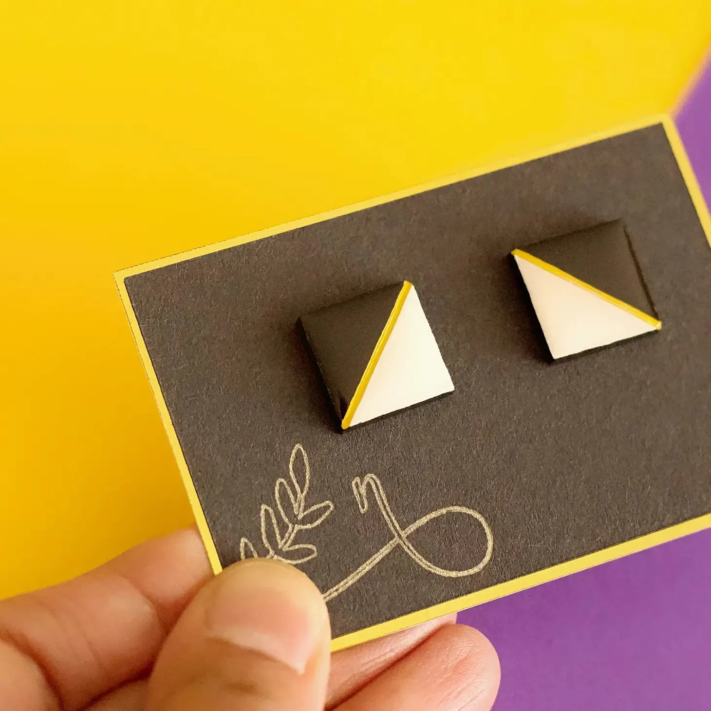 Tetra Stud Earrings