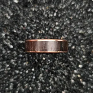 The Crown Ring (Ziricote Wood & Copper Band)